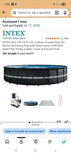 Above Ground Swimming Pool