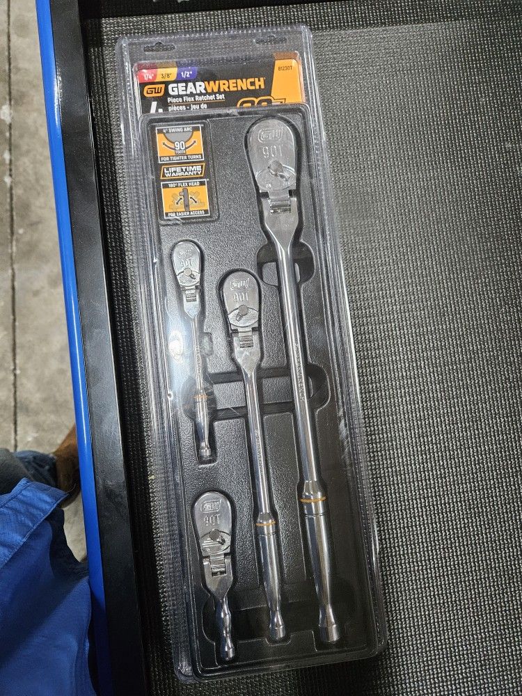 GearWrench 4 PC Flex Rachet Set