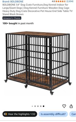 Brand new in the box dog kennel