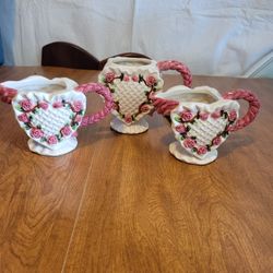 Heart Shape Ceramic Vases