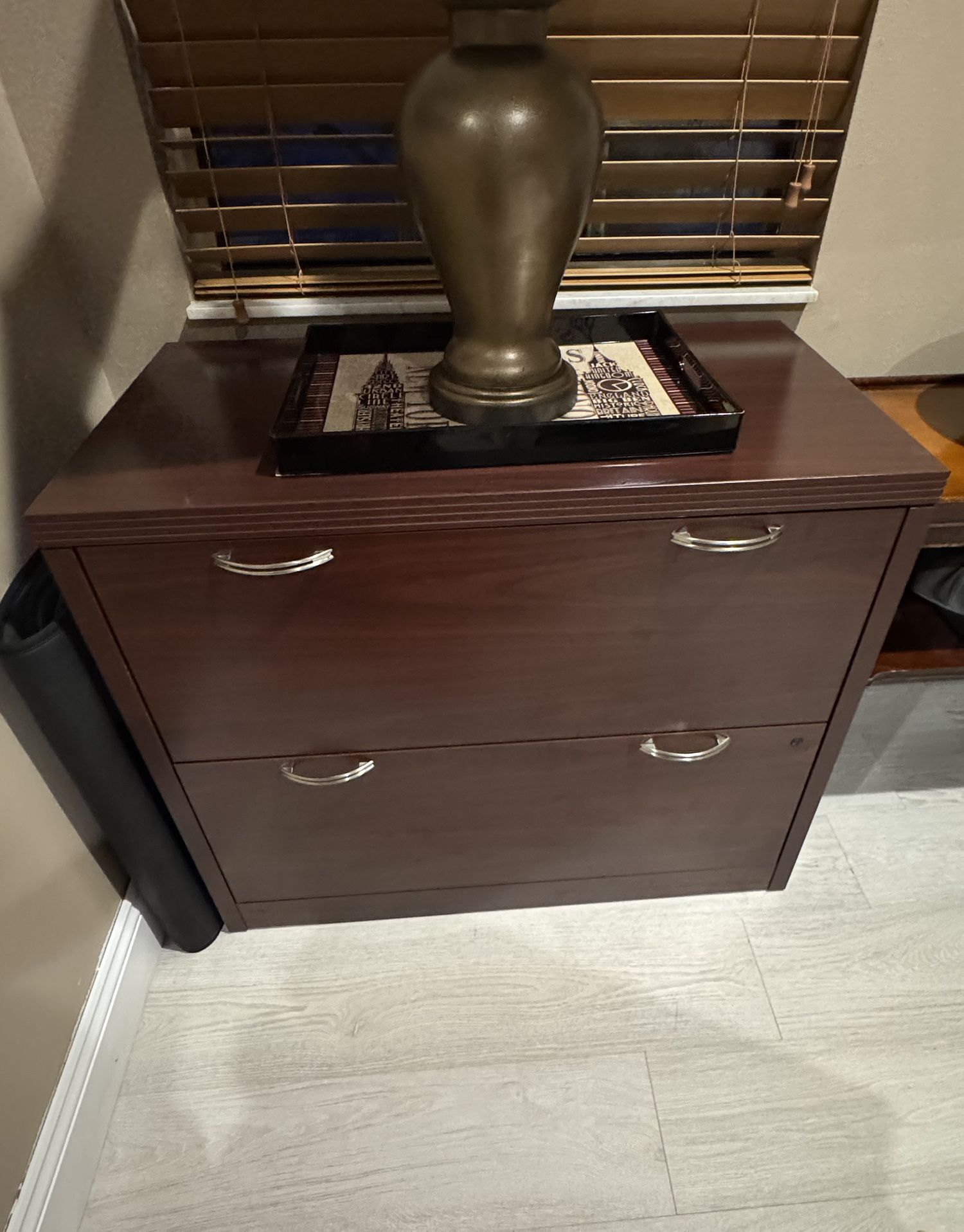 Lateral File Cabinet And Credenza (2 Pieces)