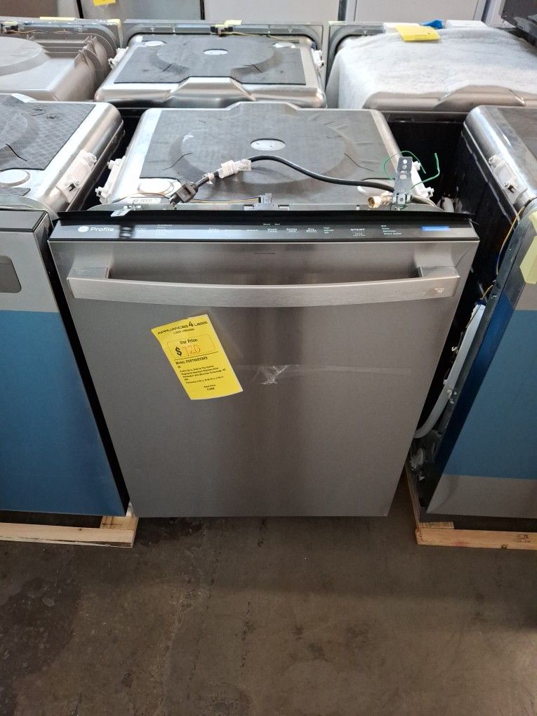 GE Profile 24in Built in Top Control Fingerprint Resistant Dishwasher With Microban Technology 42 dBA