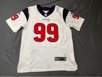 Mens Nike On Field JJ WATT White Jersey Size 40 (M) #99 Houston Texans