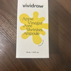 vividraw Apple Vinegar Pore Shrinkee Ampoule 40ml • NEW • EXP 2026/12/14 