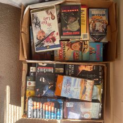FREE VHS TAPES 2 Boxes
