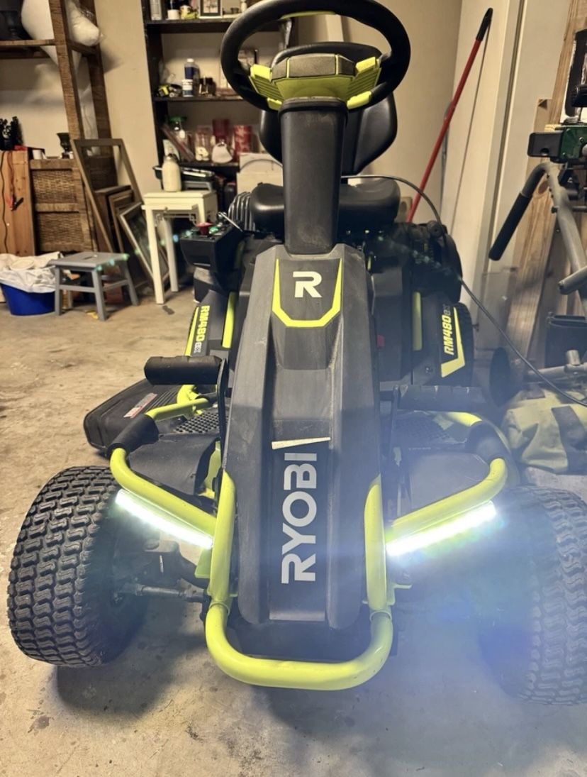 Ryobi RM480ex riding lawn mower. 