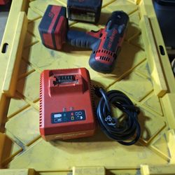 1/2" Snapon Impact Gun W charge & Spare Battery 