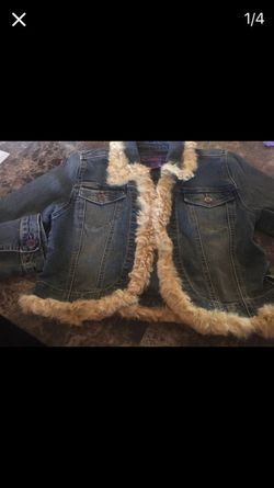Warm Jean Jacket size M