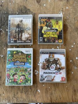 Video Game Bundle, Animal Crossing, Call Of Duty, PlayStation 
