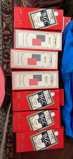 Bulk Playing Card Lot-7 Bricks (84 decks) BGC No. 92 Sealed
