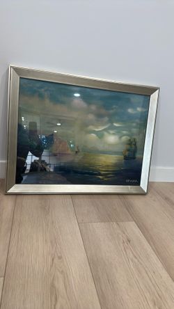 Levon Aslanyan – “Moonlit Voyage” Original Painting (1996)