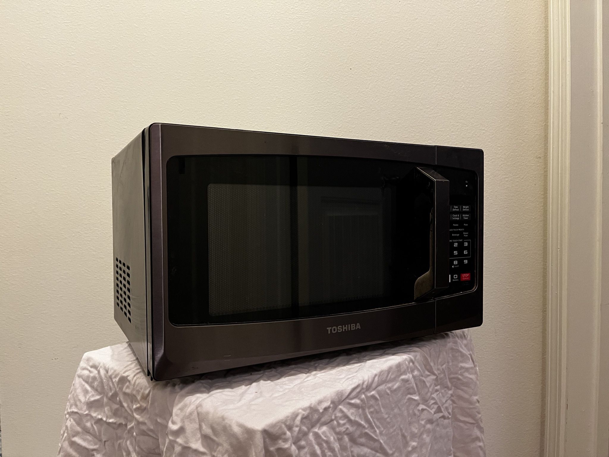 Stainless Steel Toshiba microwave