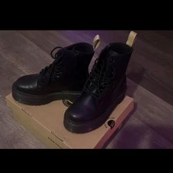 Black Platform Doc Martins 