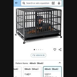 48” XL Dog kennel