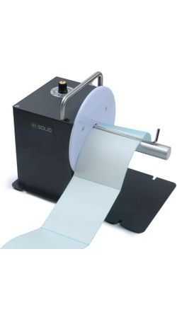 Automatic Label Rewinder Machine, 1"/1.5" Core Holder, Max Label Width 3.15"