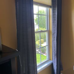 4 panels of curtains 