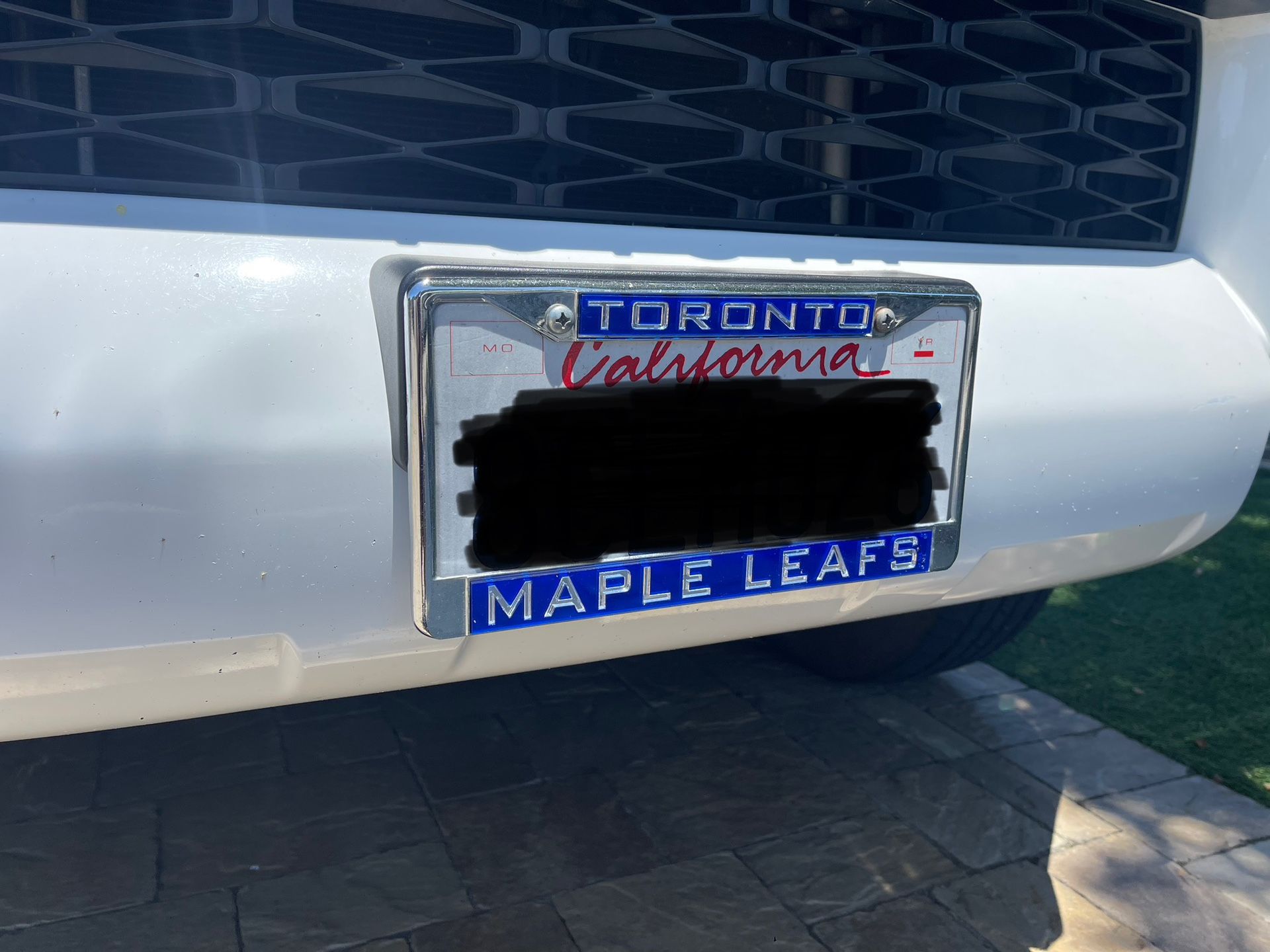 Toronto Maple Leafs License Plate