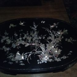 Mother Of Pearl Oriental Table 