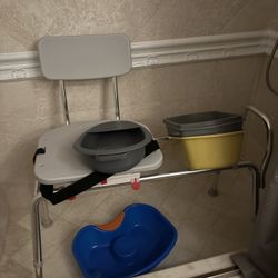 Shower Bench Swivel Seat. 