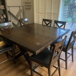 Dining table with chairs