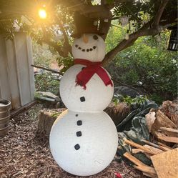 Custom Foam Lifesize Snowman Prop