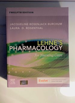 Lehne's Pharmacology for Nursing Care 12th Edition