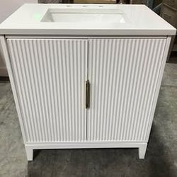 Clearance On 31" Bathroom Vanity Stone Countertop(Open Box)