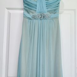 Blue dress