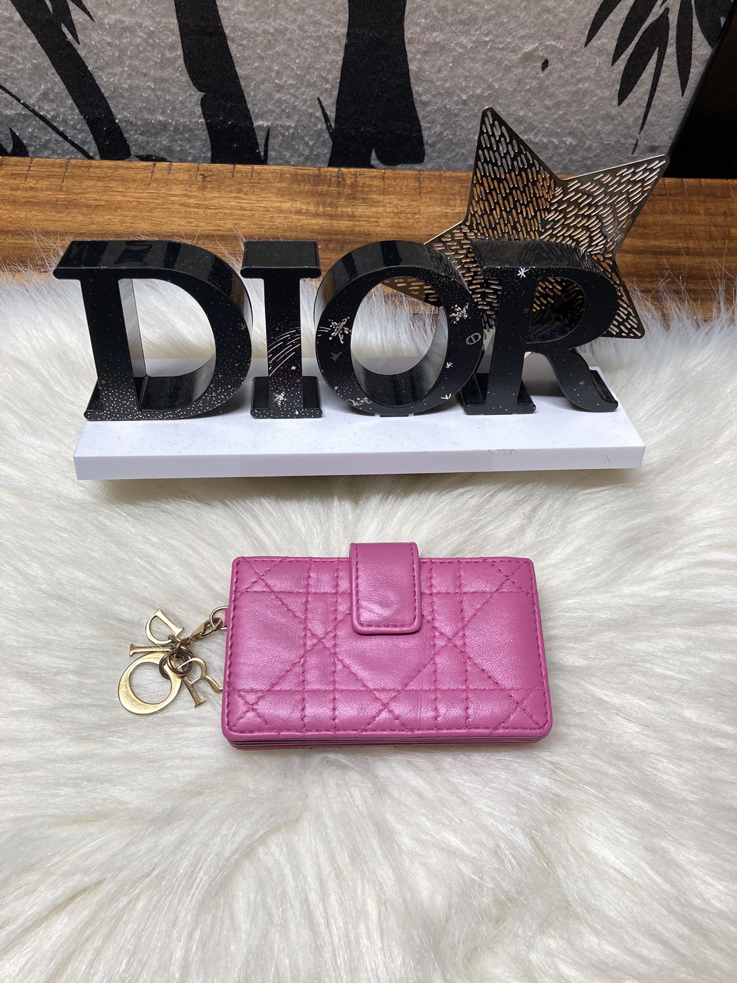 ❤️ Dior Leather Card Holder Wallet