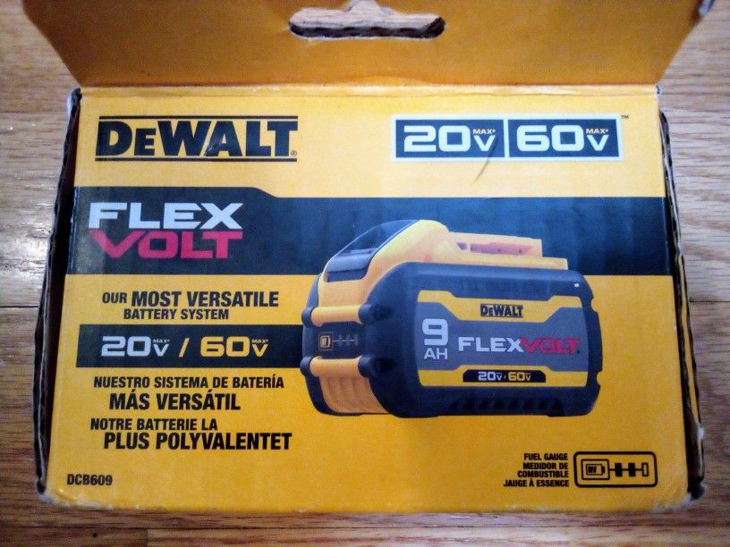 DeWalt 60V Flex Volt 9Ah Battery