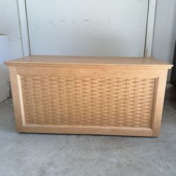 Longaberger Woven Panel Hope Chest Minor Wear On Outside Rare Hard To Find