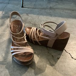 Women’s scrappy heels and wedges