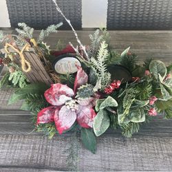Christmas centerpiece candle holder 