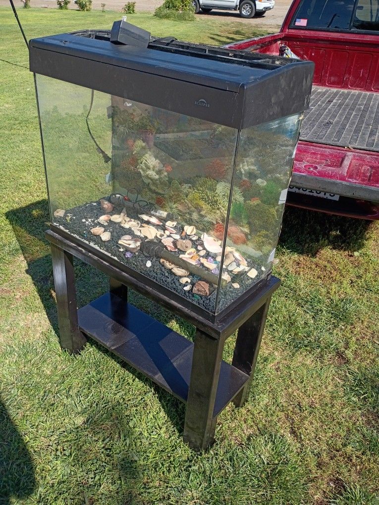 Largue Fish Tank And Stand