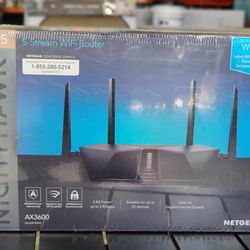 Netgear Nighthawk 5-Stream AX3600 Dual-Band WiFi 6 Router (up to 3.45Gbps) - RAX41

