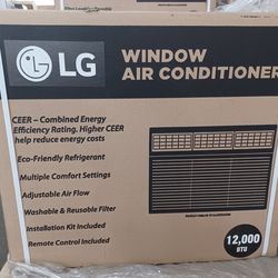12000btu Windows Ac By LG WiFi Smart.  Big Unit.  New in box with warranty.