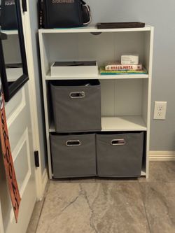 White Book Shelf