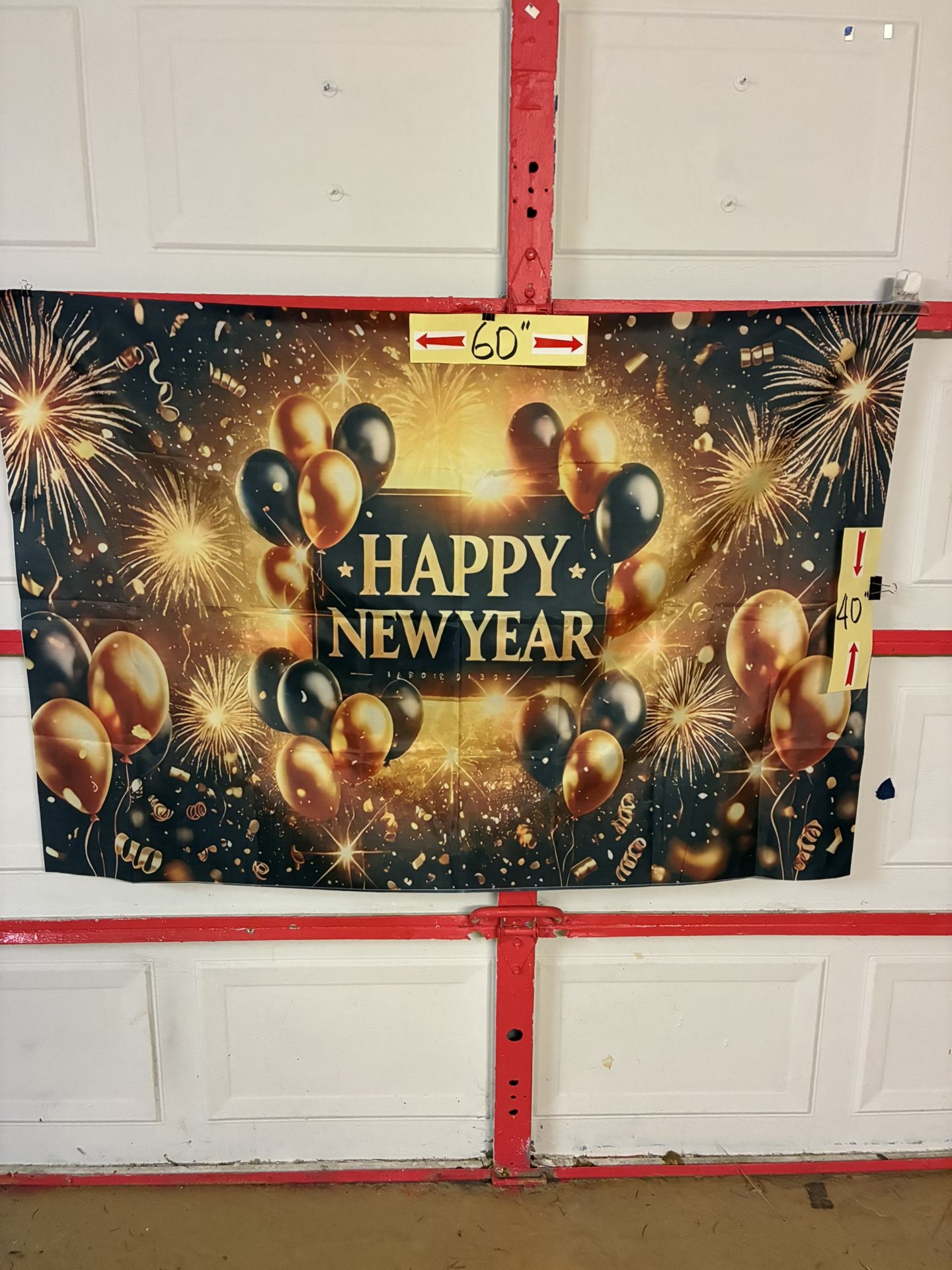 Happy New Year Banner 60x40