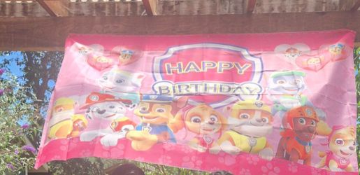 Paw Patrol Birthday Banner