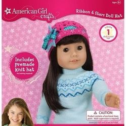 AMERICAN GIRL DOLL CRAFTS Ribbon and Stars Hat Create Art Kit 18" Clothes NEW