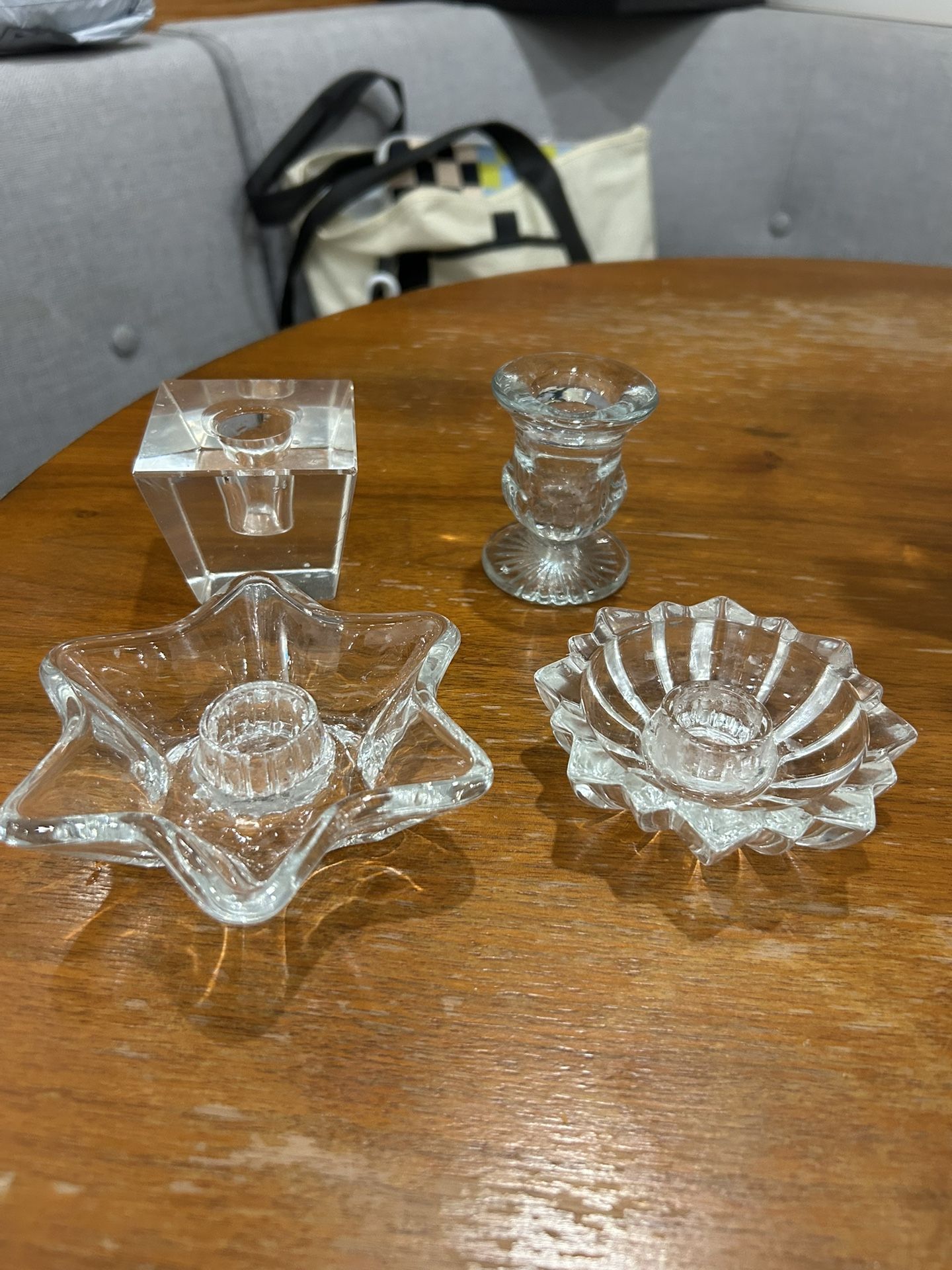 Glass Candle Holder