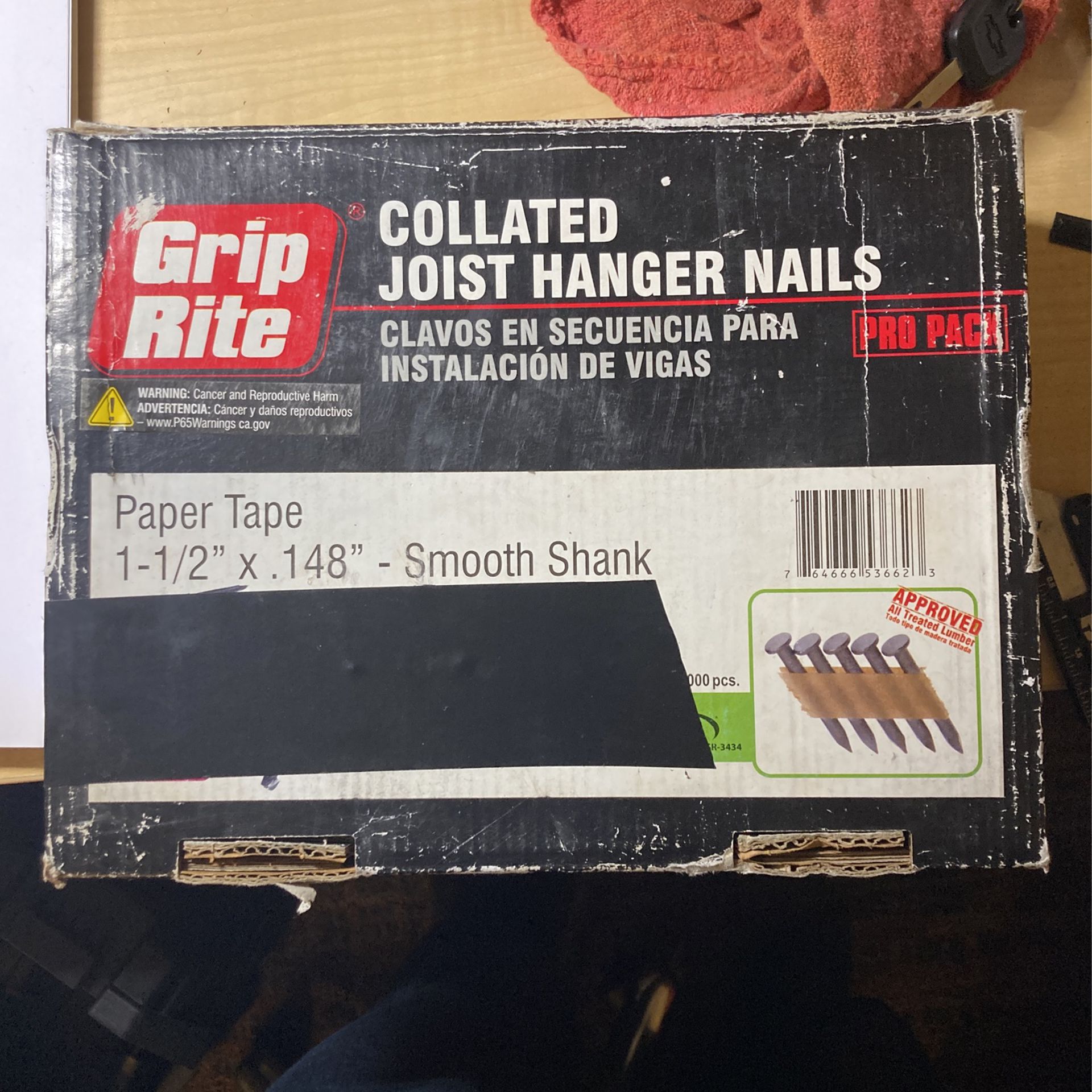 Grip-Rite Pro Pack Teco Nails-  1-1/2”