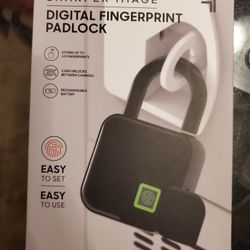 Sharper Image Digital Fingerprint Padlock