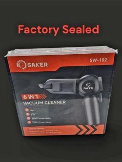 Saker SW-102 6-in-1 Cordless Handheld Vacuum Cleaner – 20,000Pa – Brand New Sealed