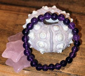 🔮 Brand New Healing Crystal Bracelet- Amethyst 