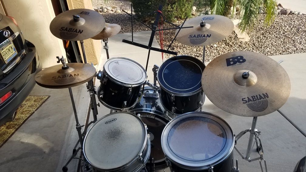 Mark II drum set and symbols