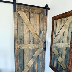 Briarsmoke barn door with hardware and installation