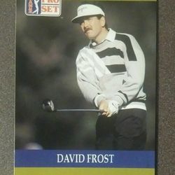 1990 Pro Set David Frost PGA Pro Golf Tour #58 Card Vintage Collectible Sports Golfer Official