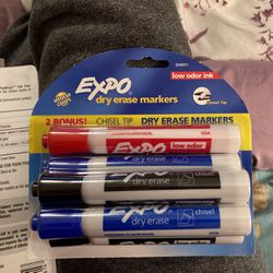 Expo Dry Erase Markers - New!