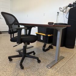 Standing Desk And Chair 